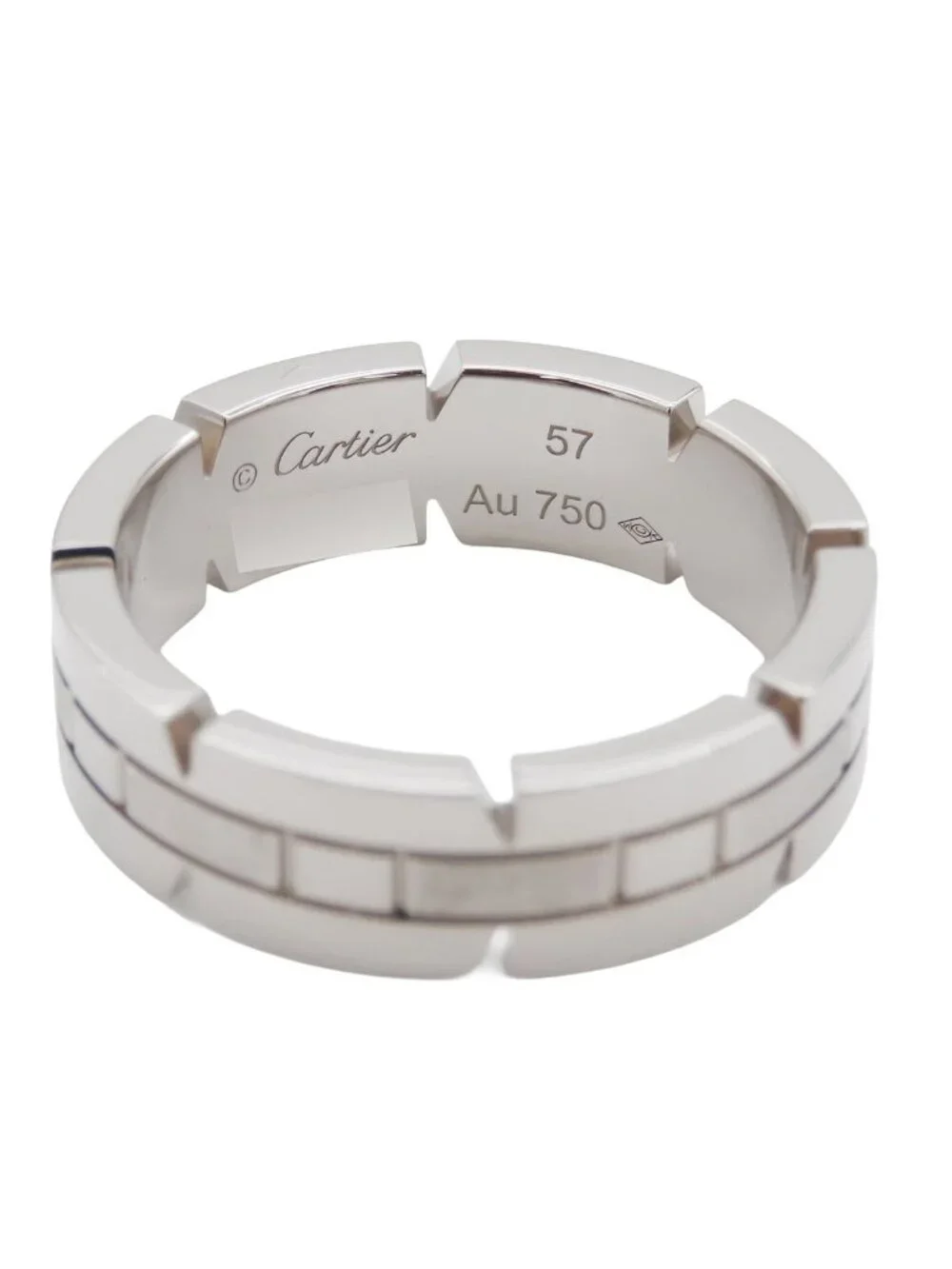 Cartier Tank Francaise Ring White Gold 18K 57